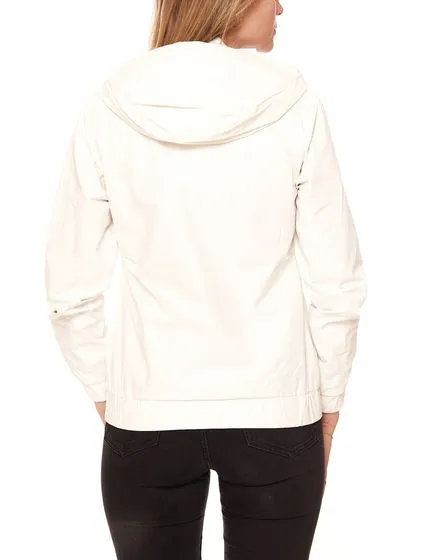 MAZINE Shelby Light Jacket nachhaltige und vegane Damen Übergangs-Jacke mit Kapuze 22131461 Wollweiß