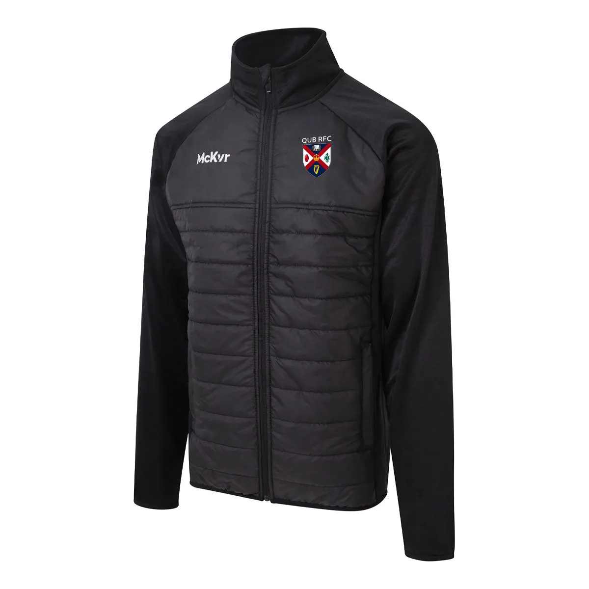 Mc Keever QUB RFC Core 22 Hybrid Jacket - Youth - Black