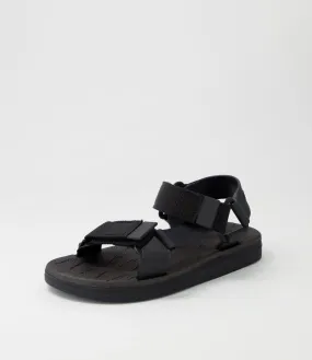 MELISSA Papete + Rider Black Pvc Sandals