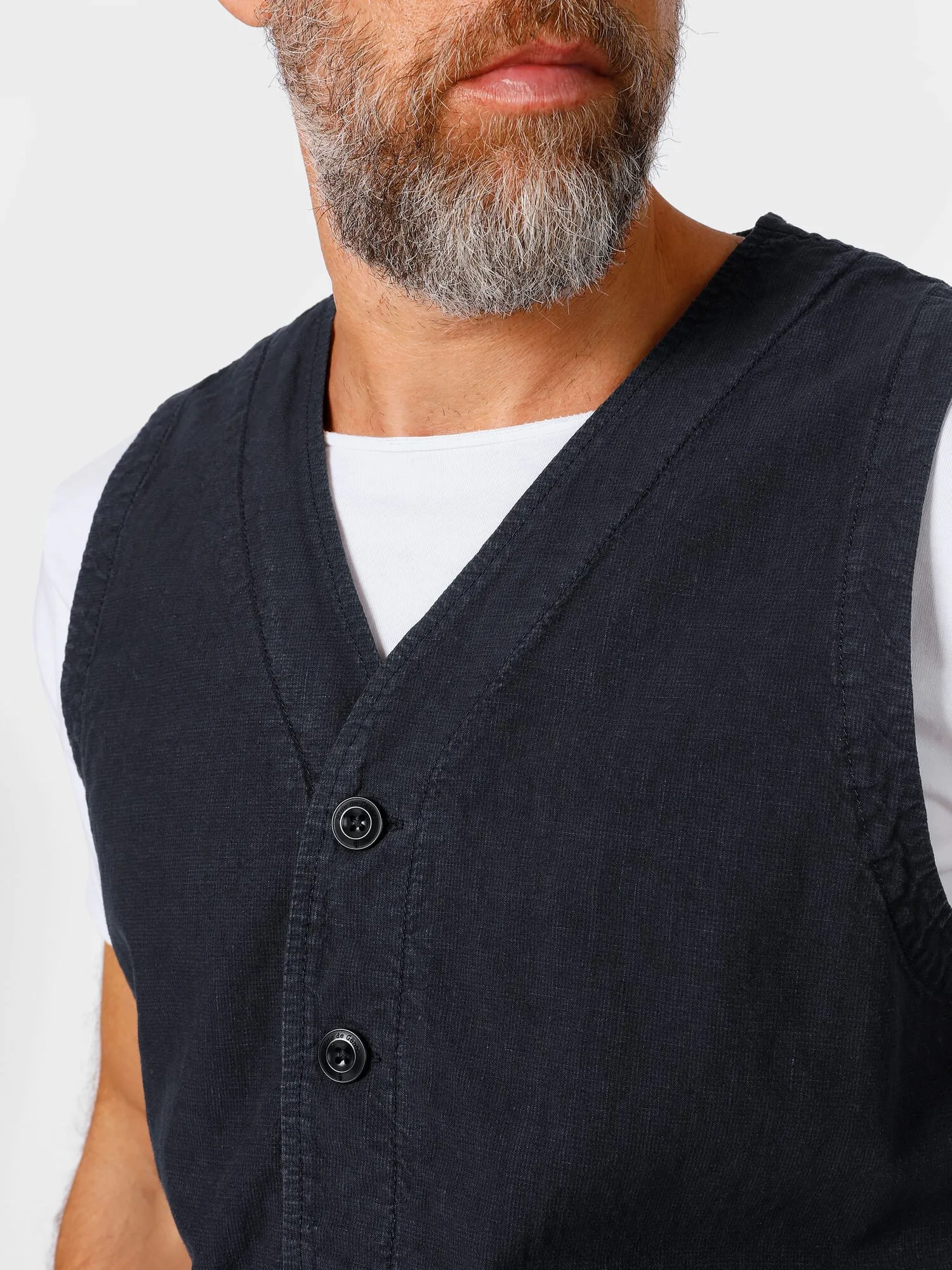 Men vest unlined, Dark blue | Manufactum