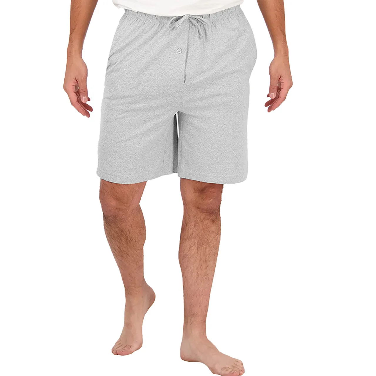 Men's Ultra-Soft Jersey Knit Sleep Lounge Pajama Shorts for Sleepwear (3-Pack)