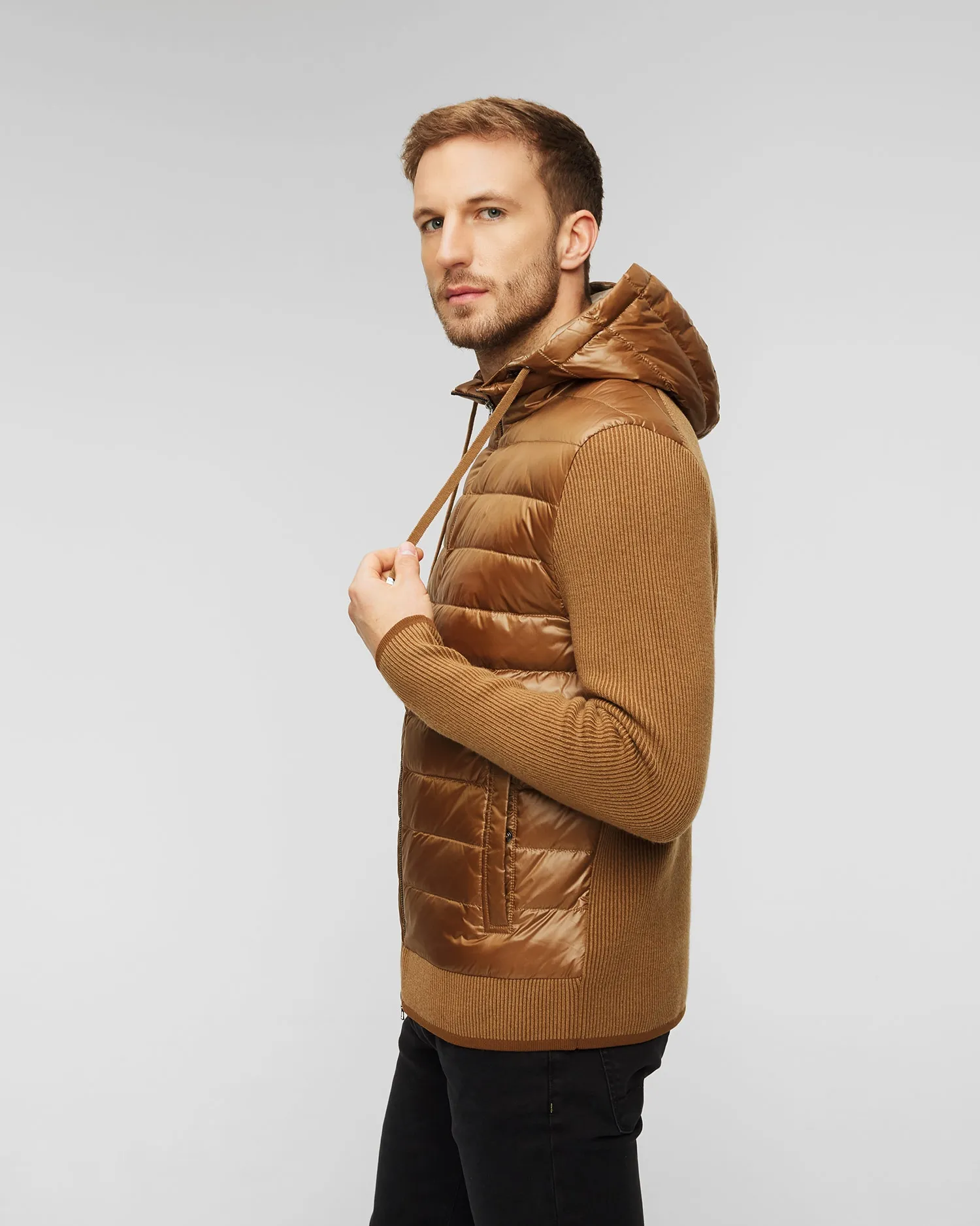 Men's woollen hybrid jacket BOGNER Chuck-D 88717563-826