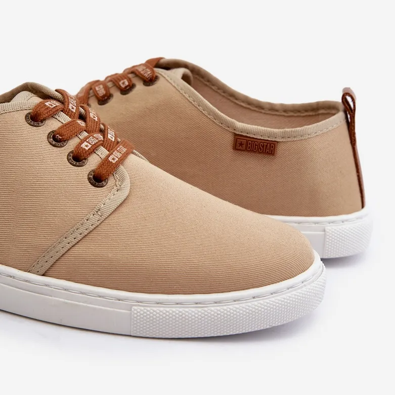 Men's Sneakers Big Star NN176001 Memory Foam System Beige