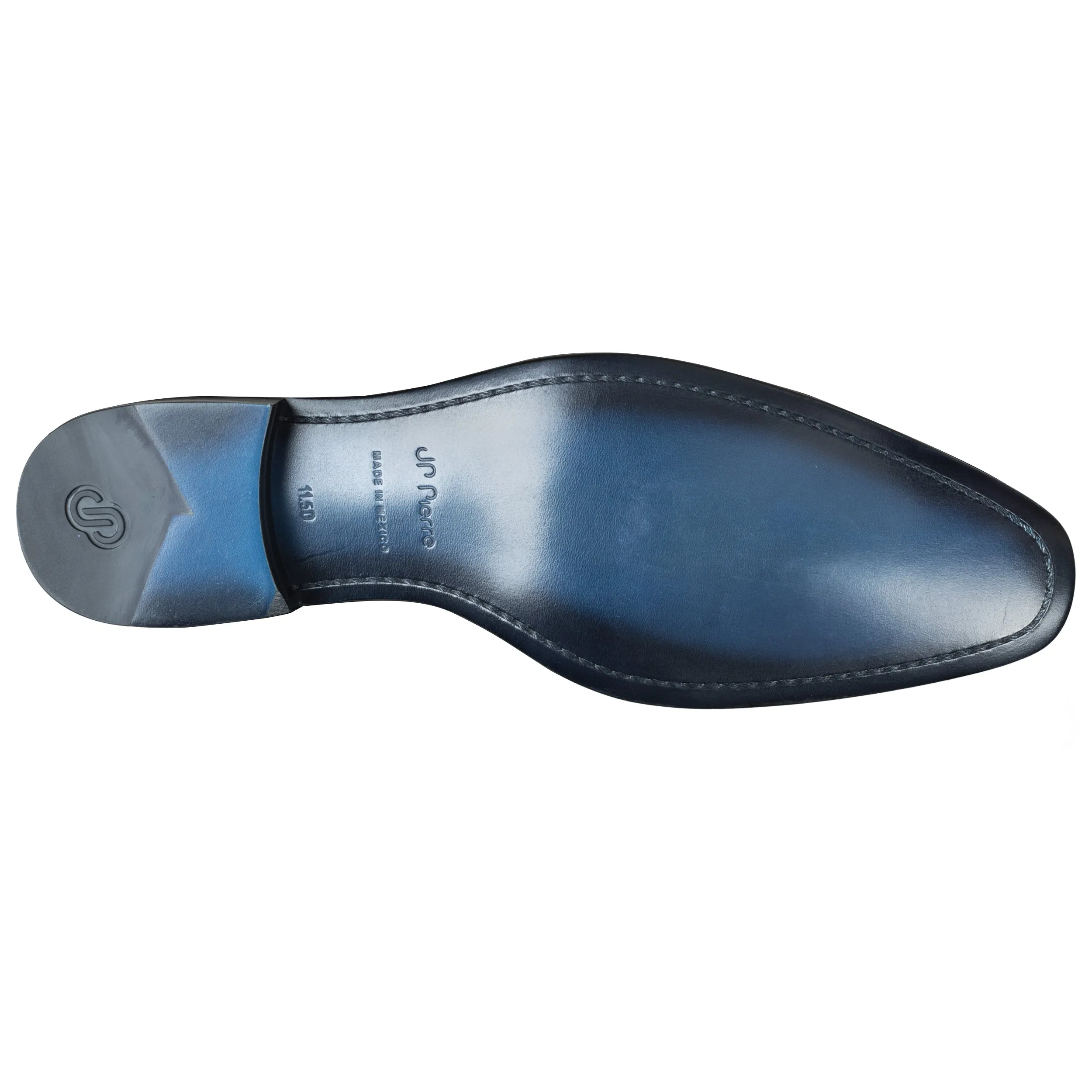 Mens black patent tuxedo-slip on loafers