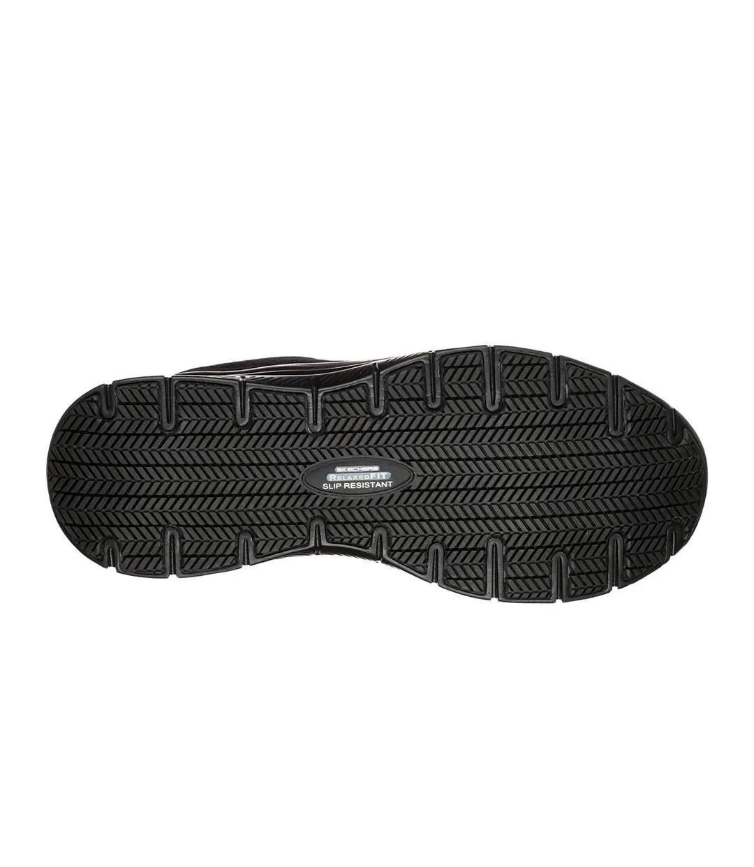 Mens flex advantage trainers black Skechers
