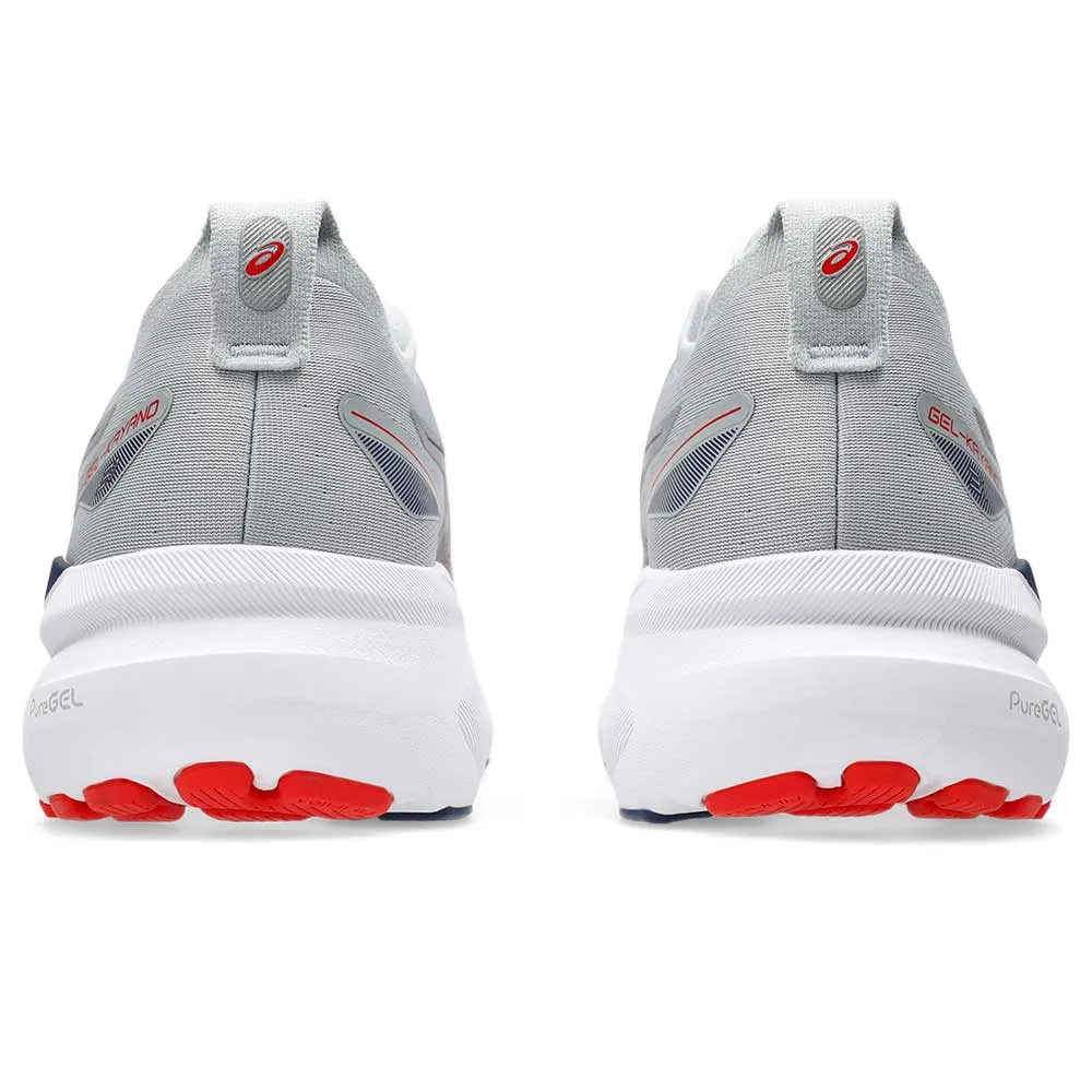 Men's Gel-Kayano 31 Running Shoe - Piedmont Grey/Fiery Red - Regular (D)