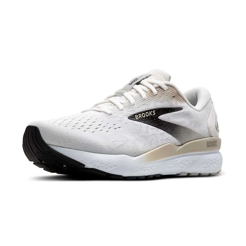 Men's Ghost 16 Running Shoe - White/Cream/Pink - Regular (D)