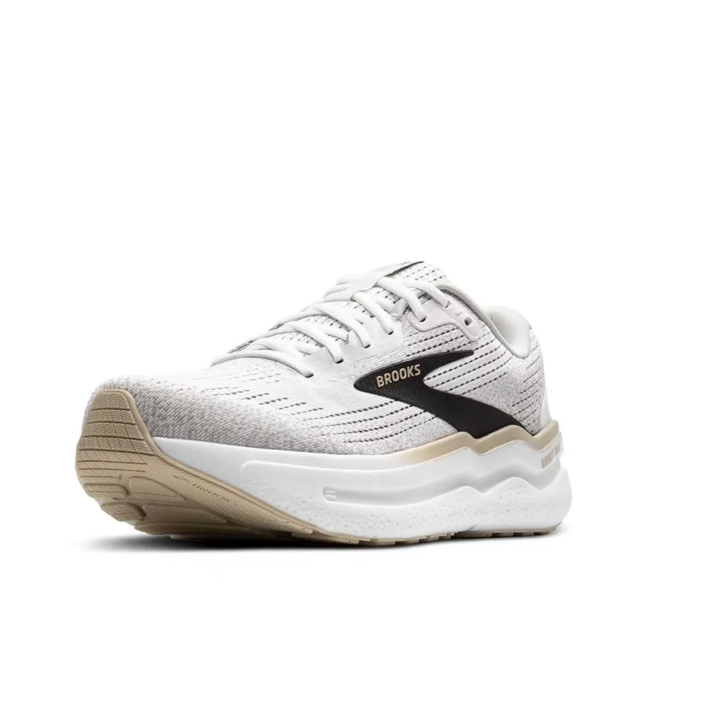 Men's Ghost Max 2 Running Shoe - White/Pelican/Oyster - Regular (D)