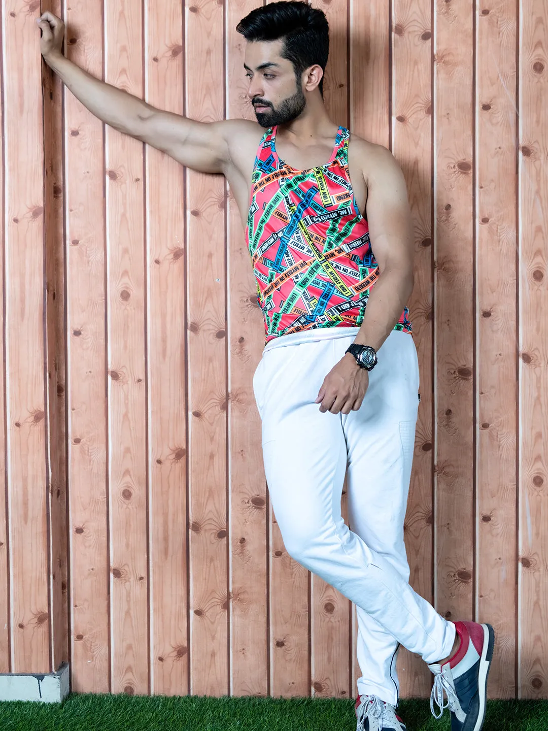 Mens Gym Tanktop Sleeveless Sports Vest
