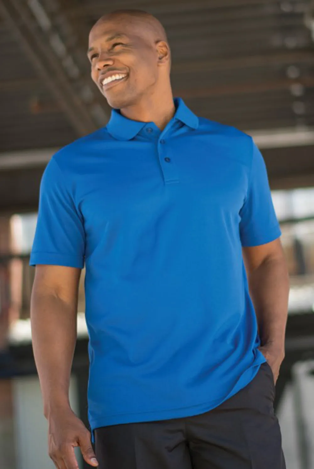 Men's Hi-Performance Polo - Tan