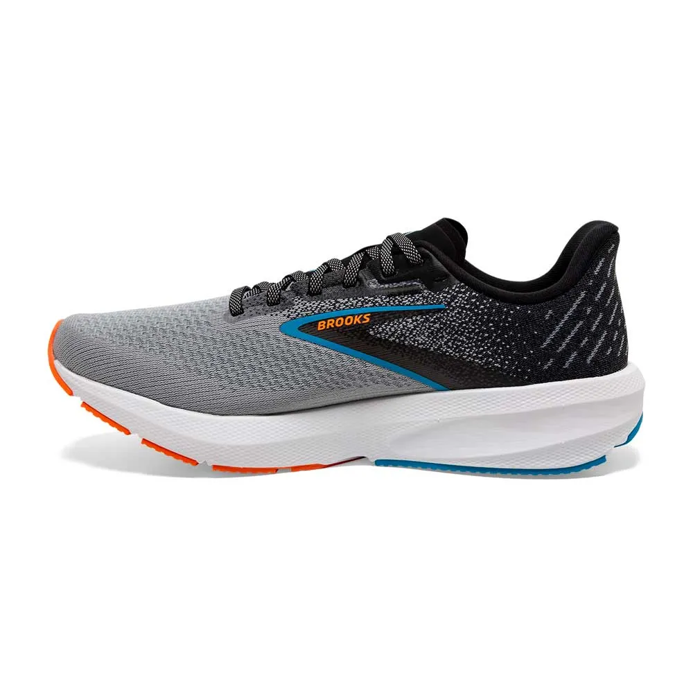 Men's Launch 10 Running Shoe - Black/Grey/Orange Clown Fish - Regular (D)