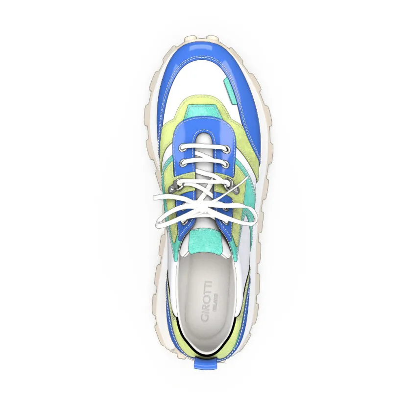 Men's Leather Running Sneakers 56878