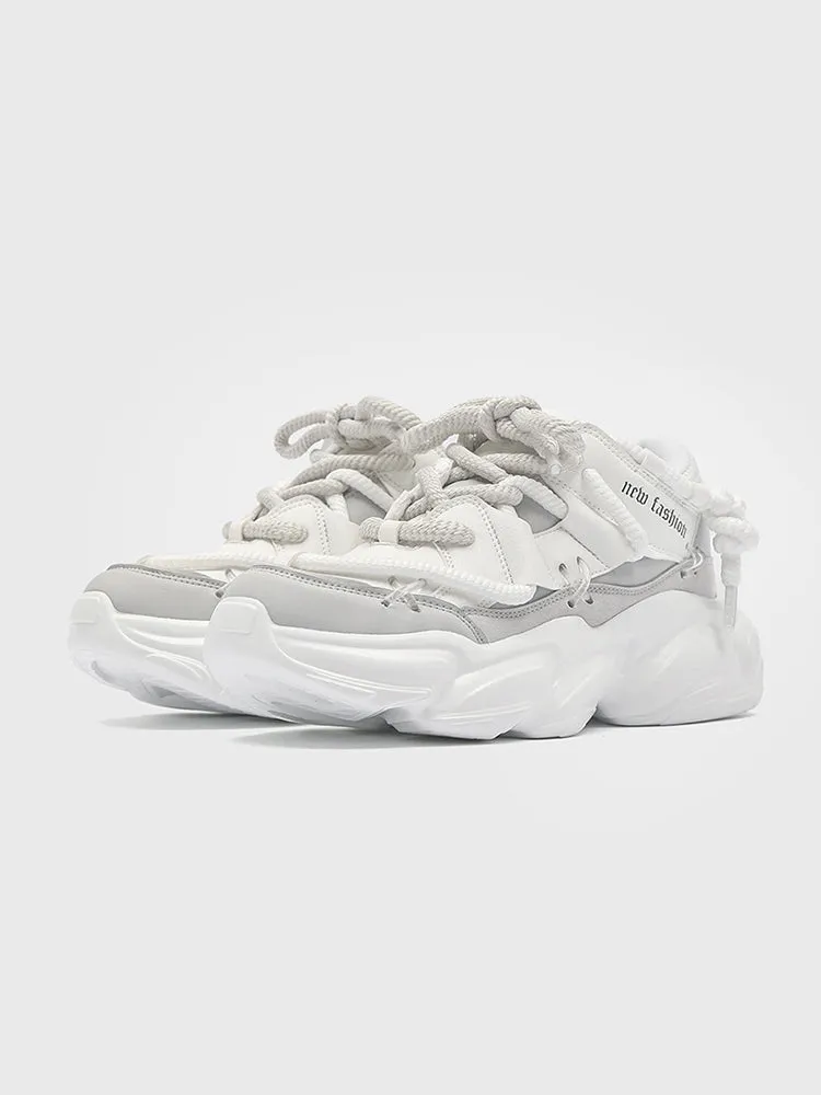   Men'S Thick-Soled Chunky Sneakers   