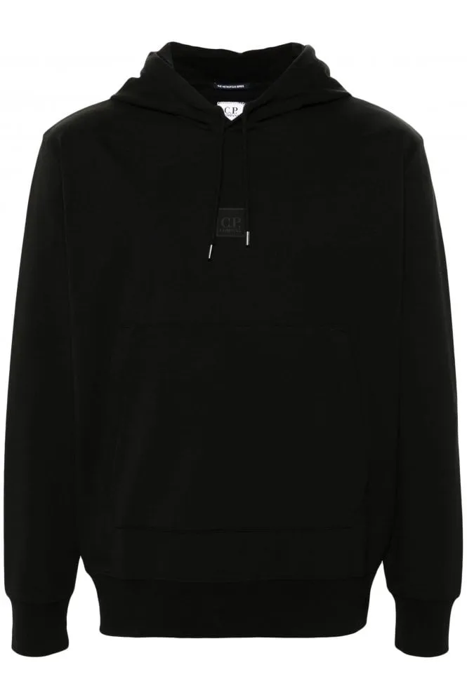 Metropolis Series Stretch Fleece Hooded Sweatshirt Logo Black