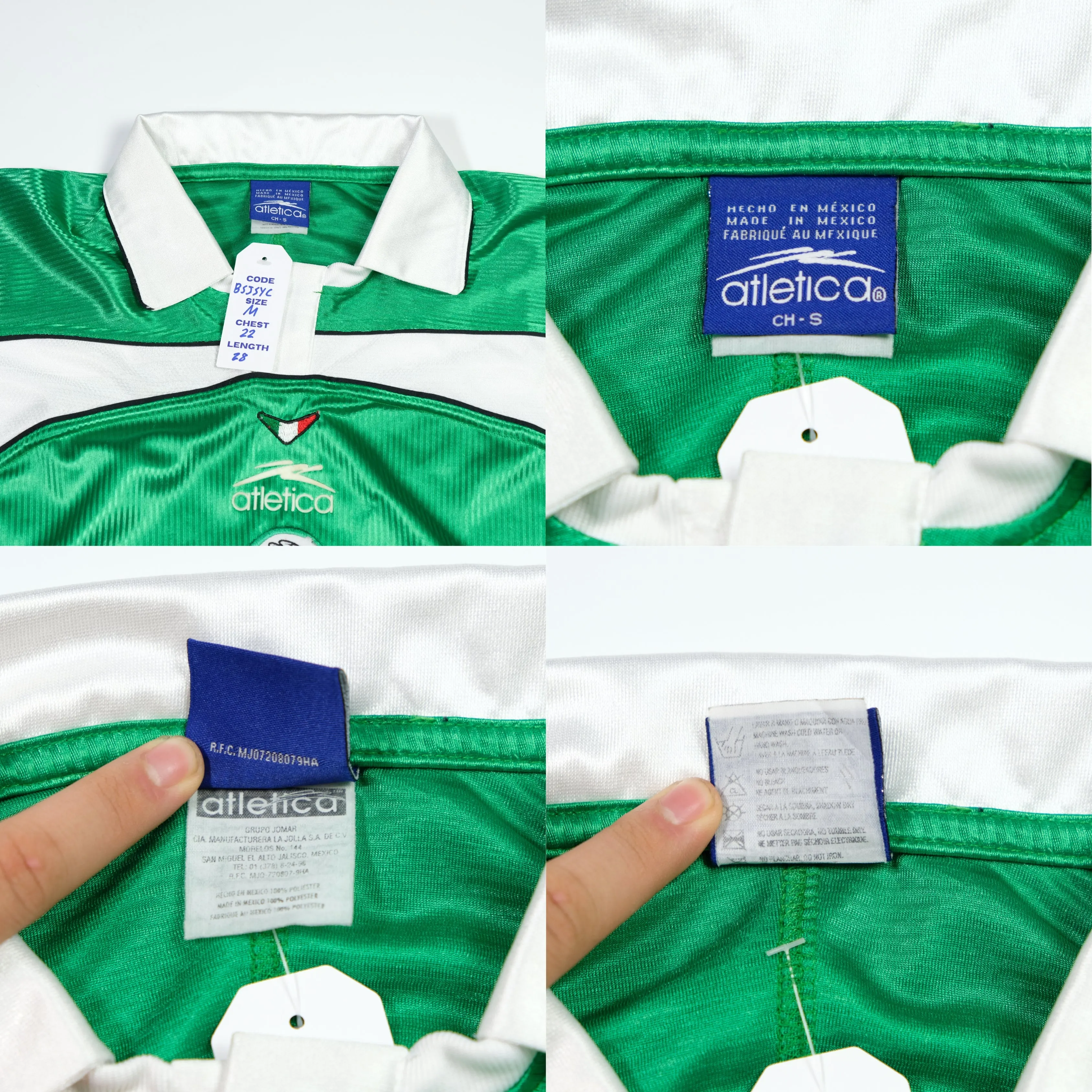 Mexico 2000/2001 Atletica Home Football Shirt Medium
