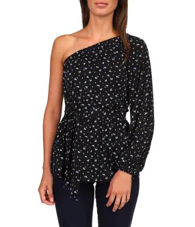 MICHAEL Michael Kors Floral One Shoulder Tunic Women's