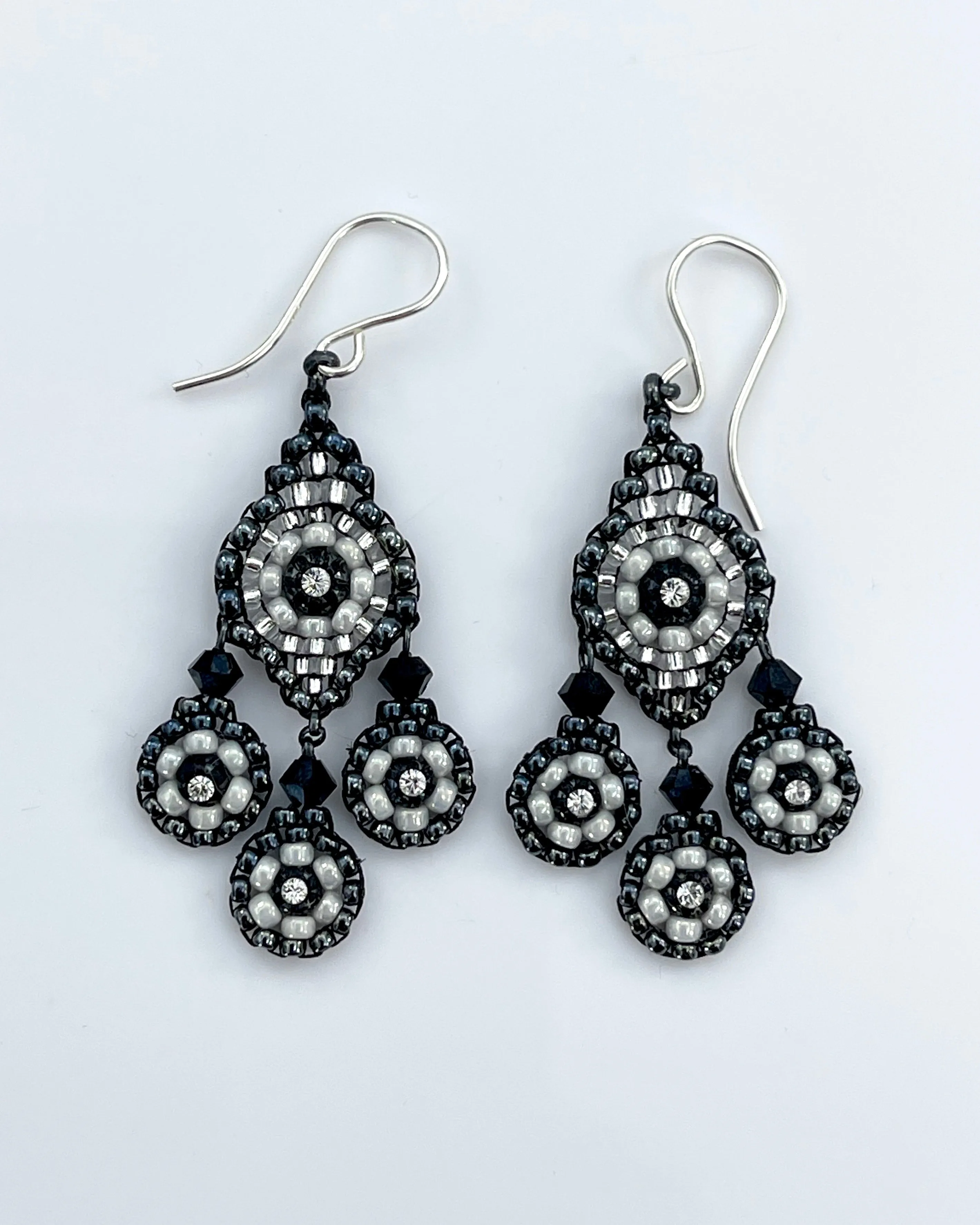 Miguel Ases Small Chandelier Drop Earrings
