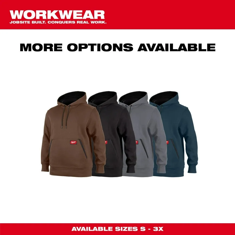 Milwaukee Tools Midweight Pullover Hoodie Black 351B