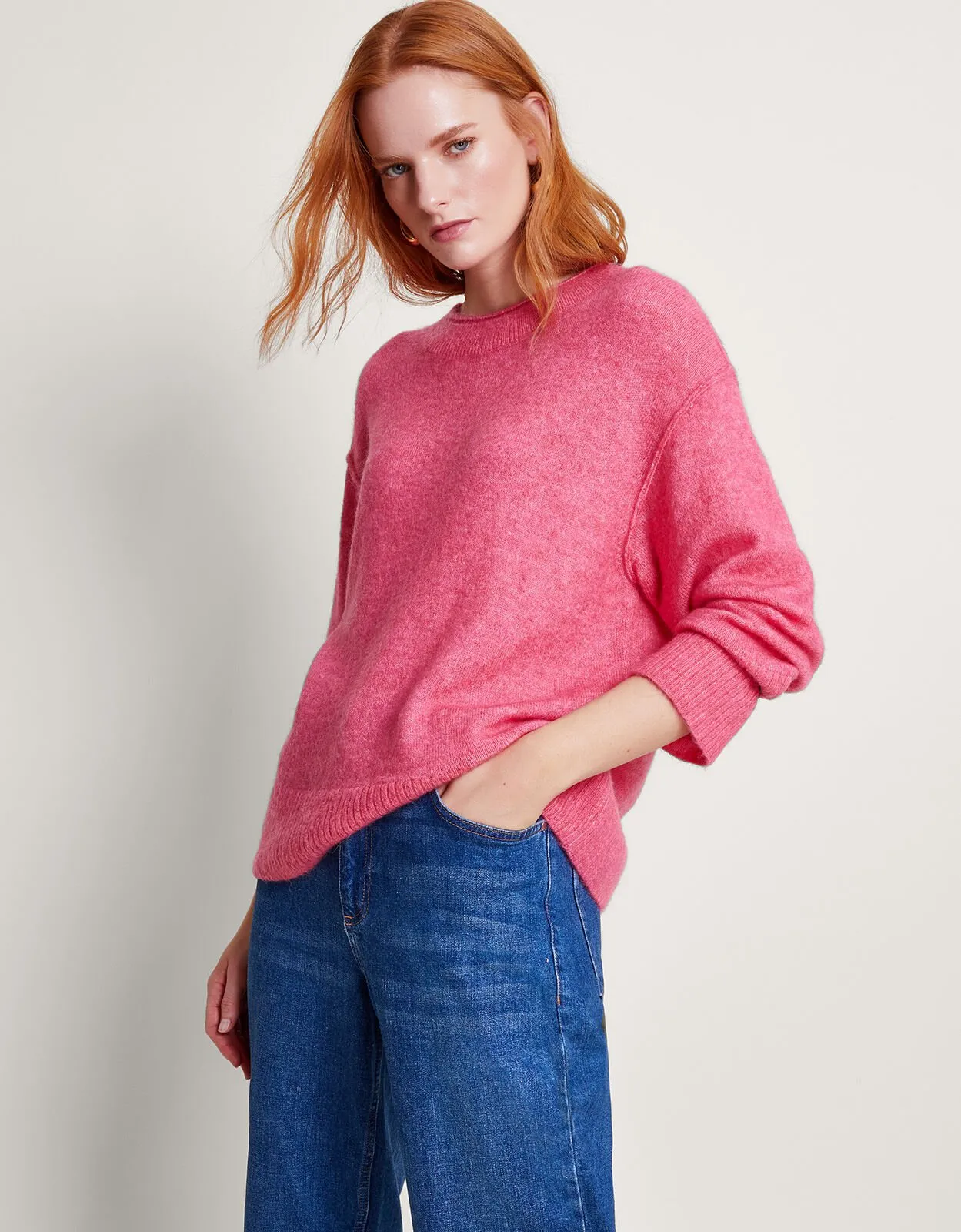 Mimi Mohair Jumper Pink