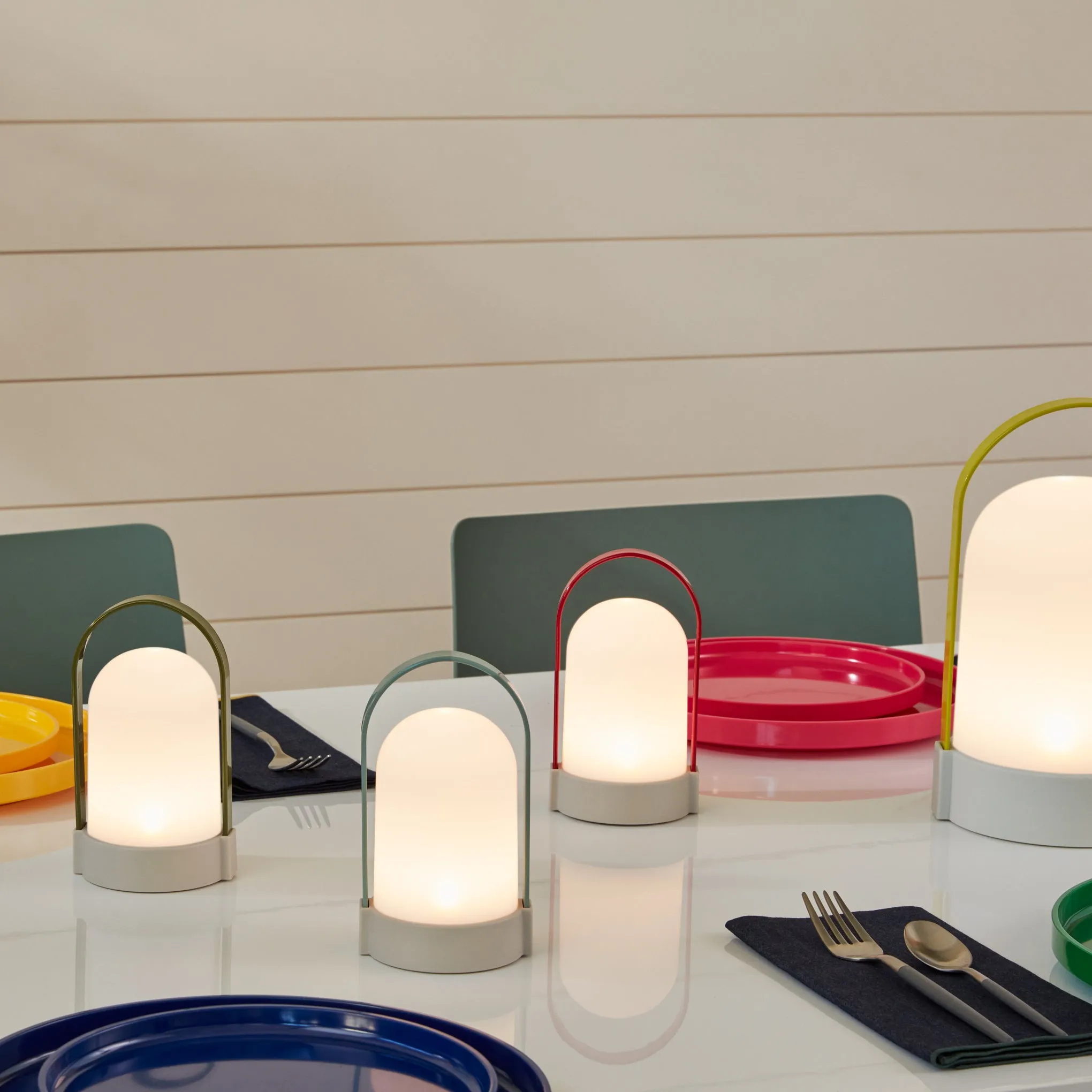 Mini URI Portable Table Lamps - Set of 3