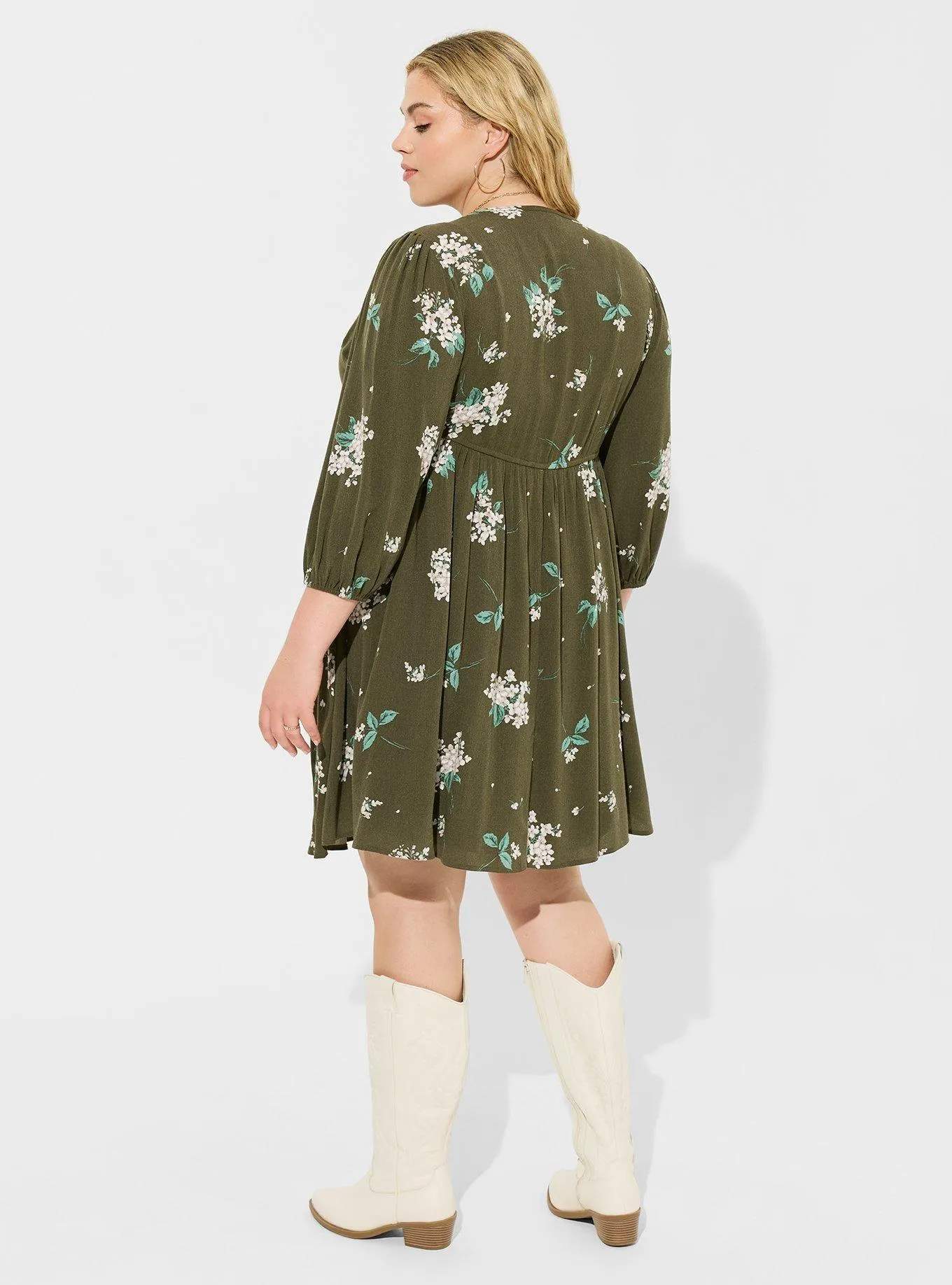 Mini Washable Gauze Tunic Dress