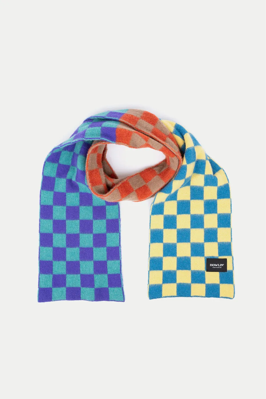 Mixedup Cosmic Checkerboard Scarf