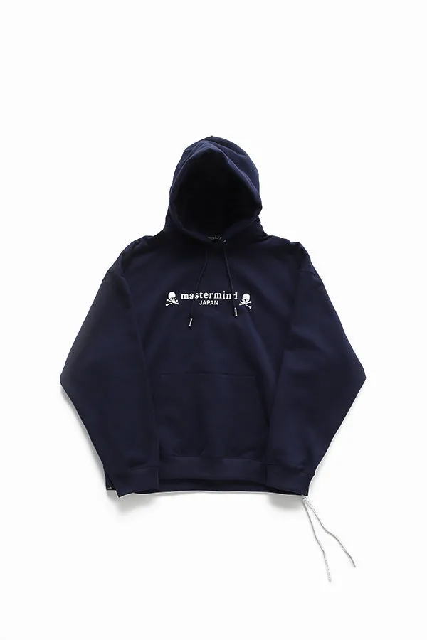 MJ BOXY LOGO AND SKULL HOODIE