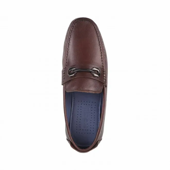 Mochi Men Maroon Casual Loafers