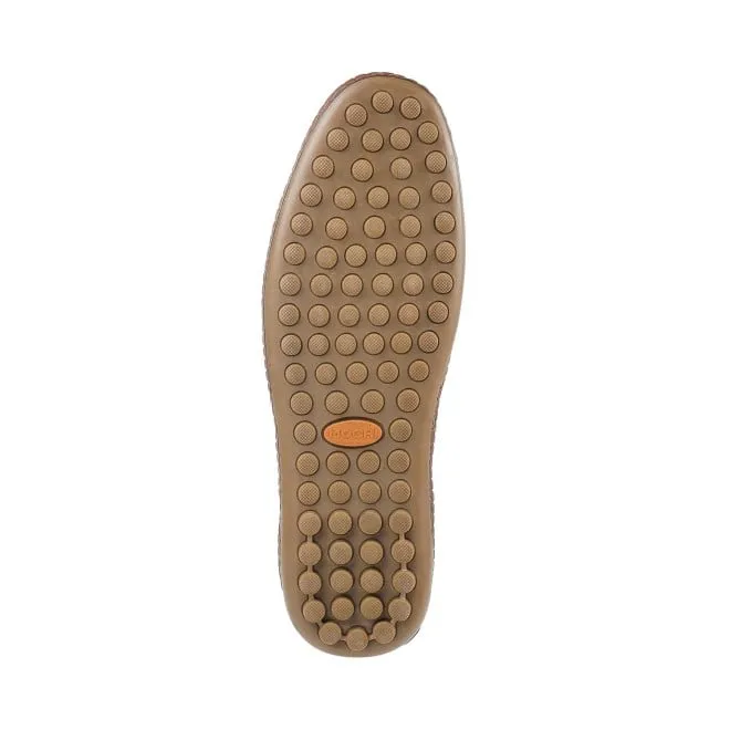 Mochi Men Tan Casual Loafers