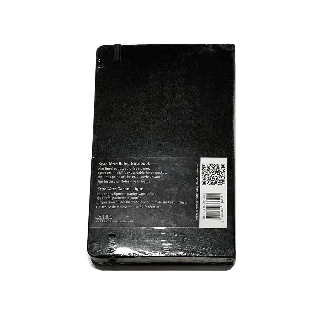 Moleskine x Star Wars Limited Edition Notebook 240 Pages “The Dark Side” Black