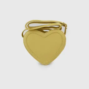 Molo Yellow Heart Shoulder Bag