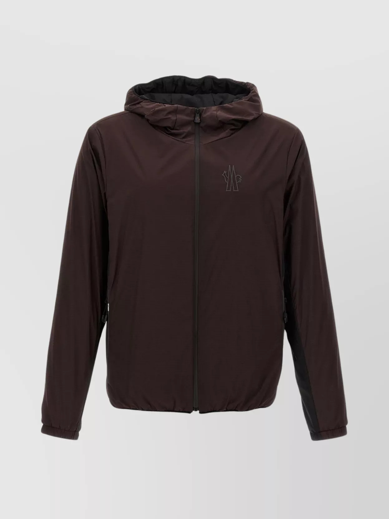 Moncler Grenoble   Hooded jacket with elastic cuffs and side pockets