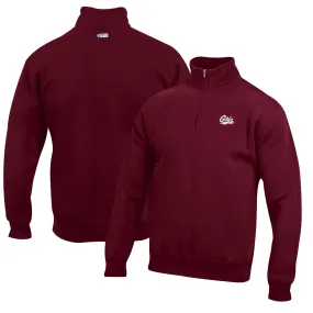 Montana Grizzlies Maroon Big Cotton Quarter-Zip Pullover Sweatshirt