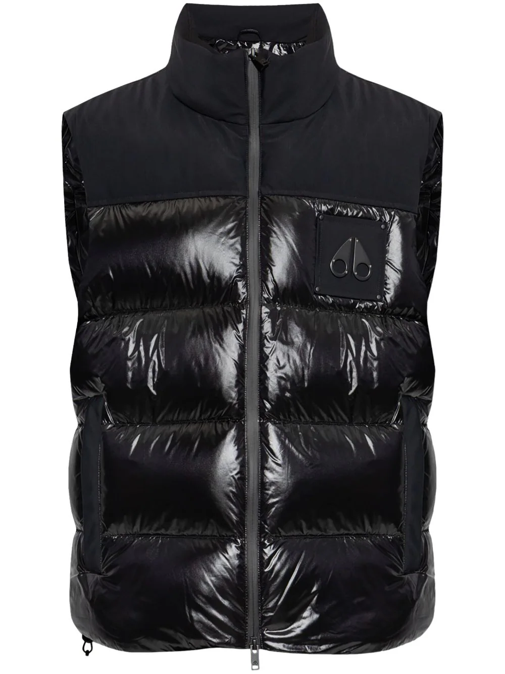 Moose Knuckles Victory Peak Vest Black | Luxury and style at your fingertips