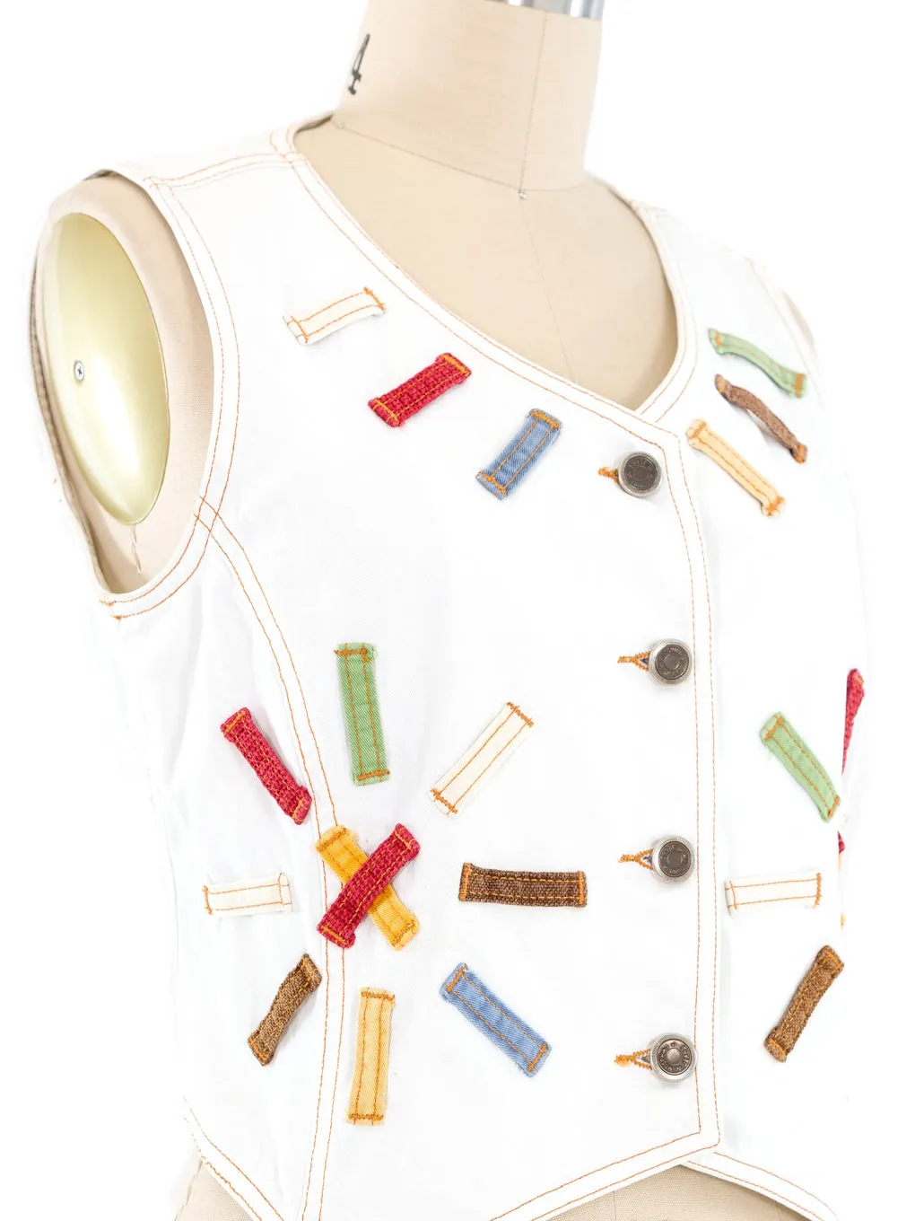 Moschino Belt Loop Motif Vest