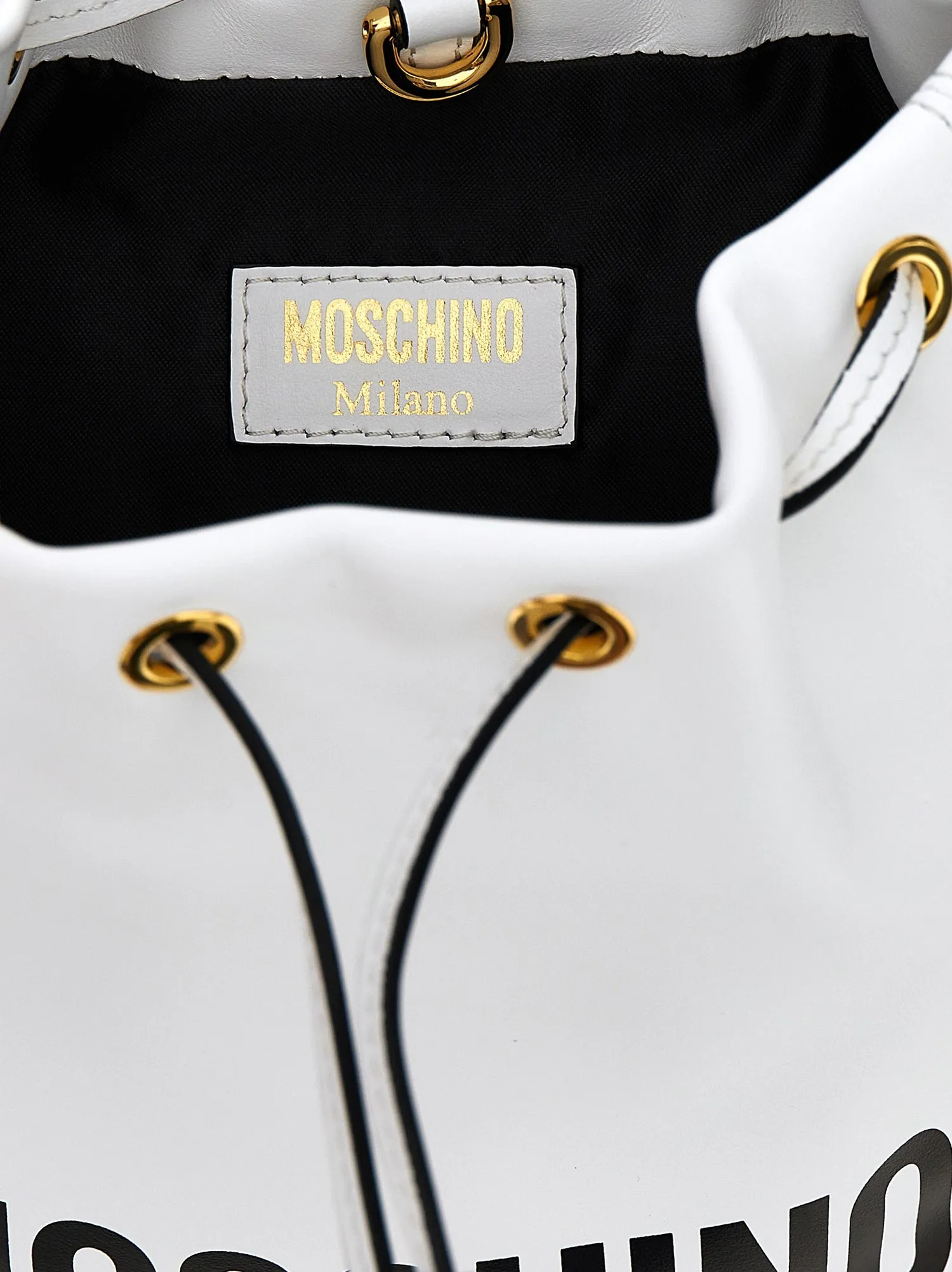 Moschino    Moschino Logo Bucket Bag