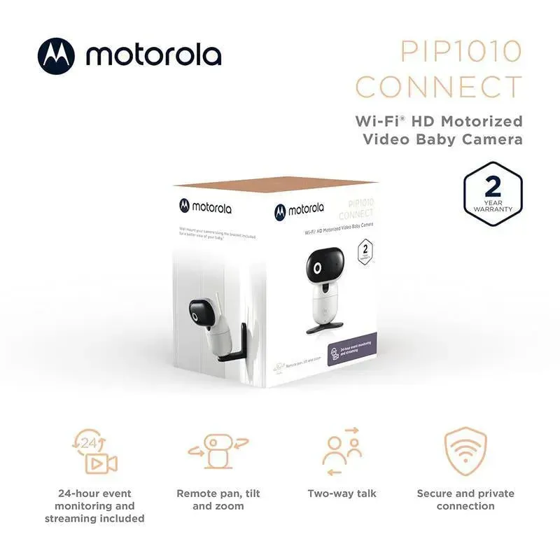 Motorola - Baby Monitor Camera PIP1010 WiFi Motorized Video Camera