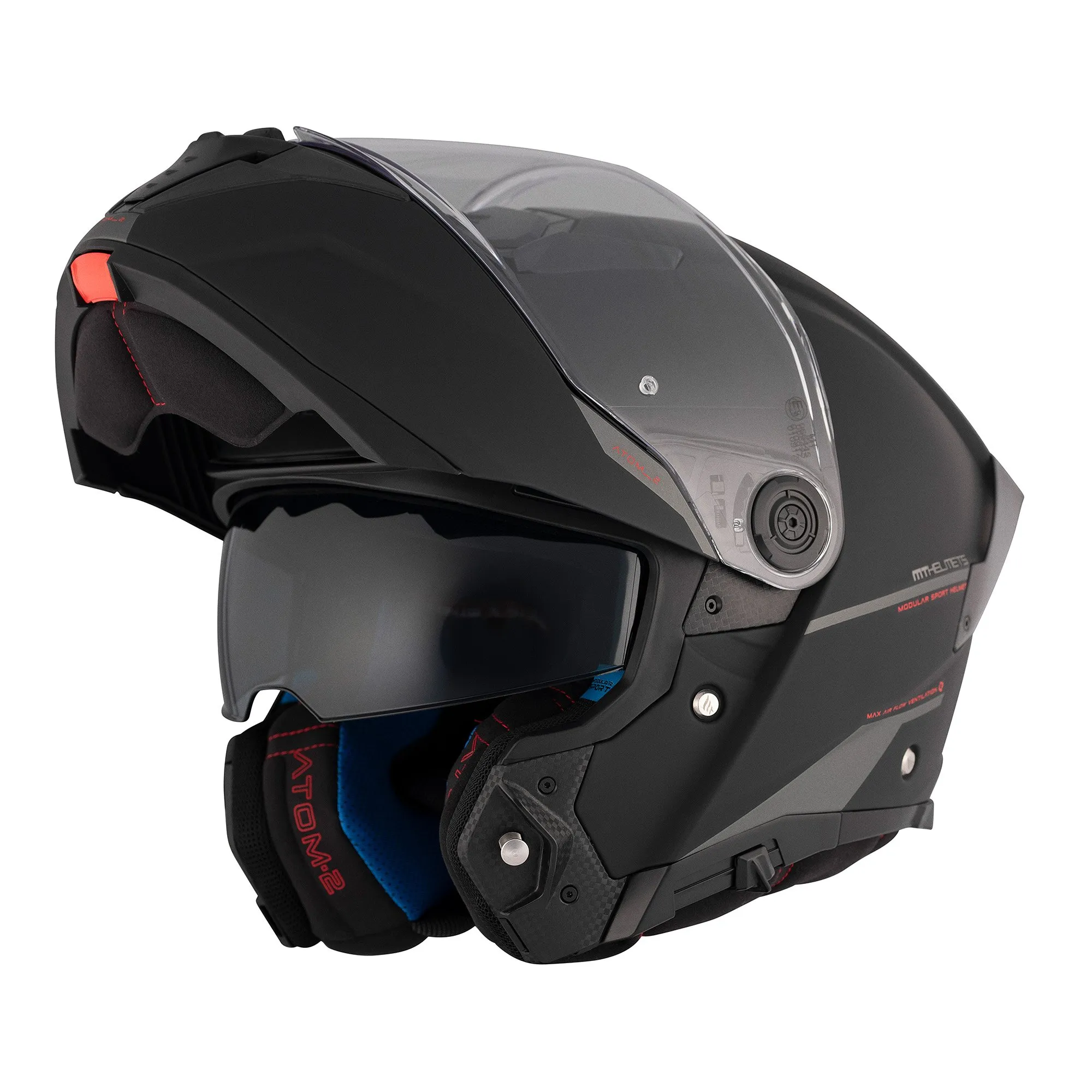 MT Atom 2 Plain Helmet - Matt Black