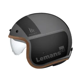 MT Le Mans 2 S Quality Helmet - D1 Black/Grey