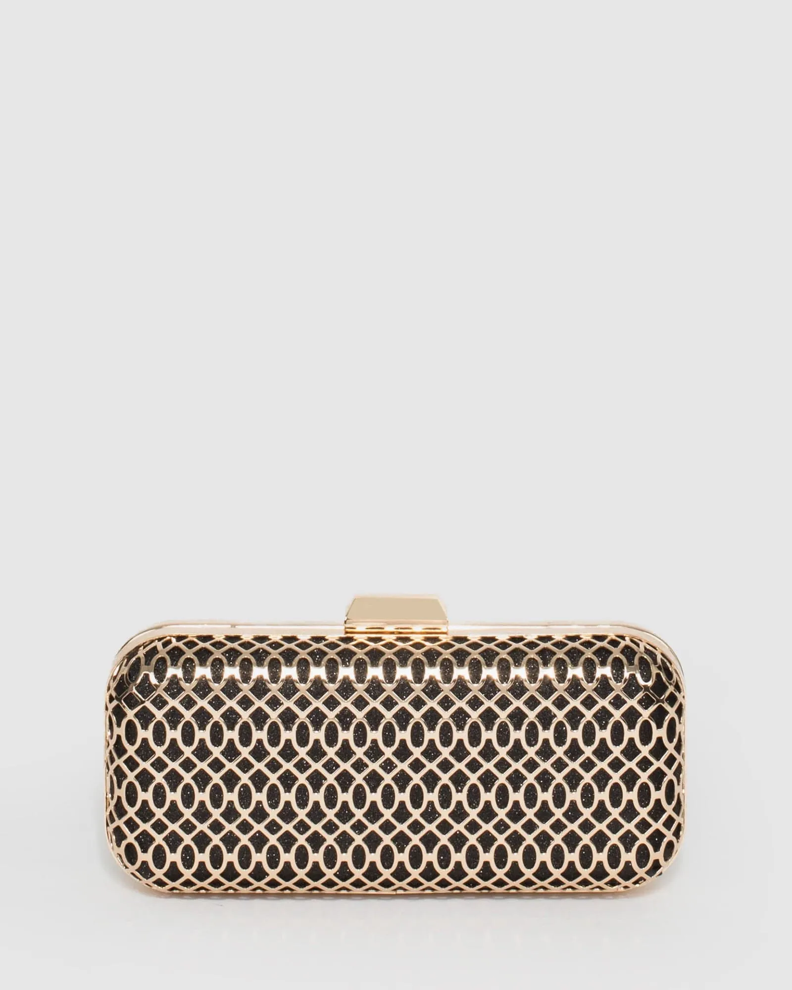 Multi Colour Alana Lattice Clutch Bag