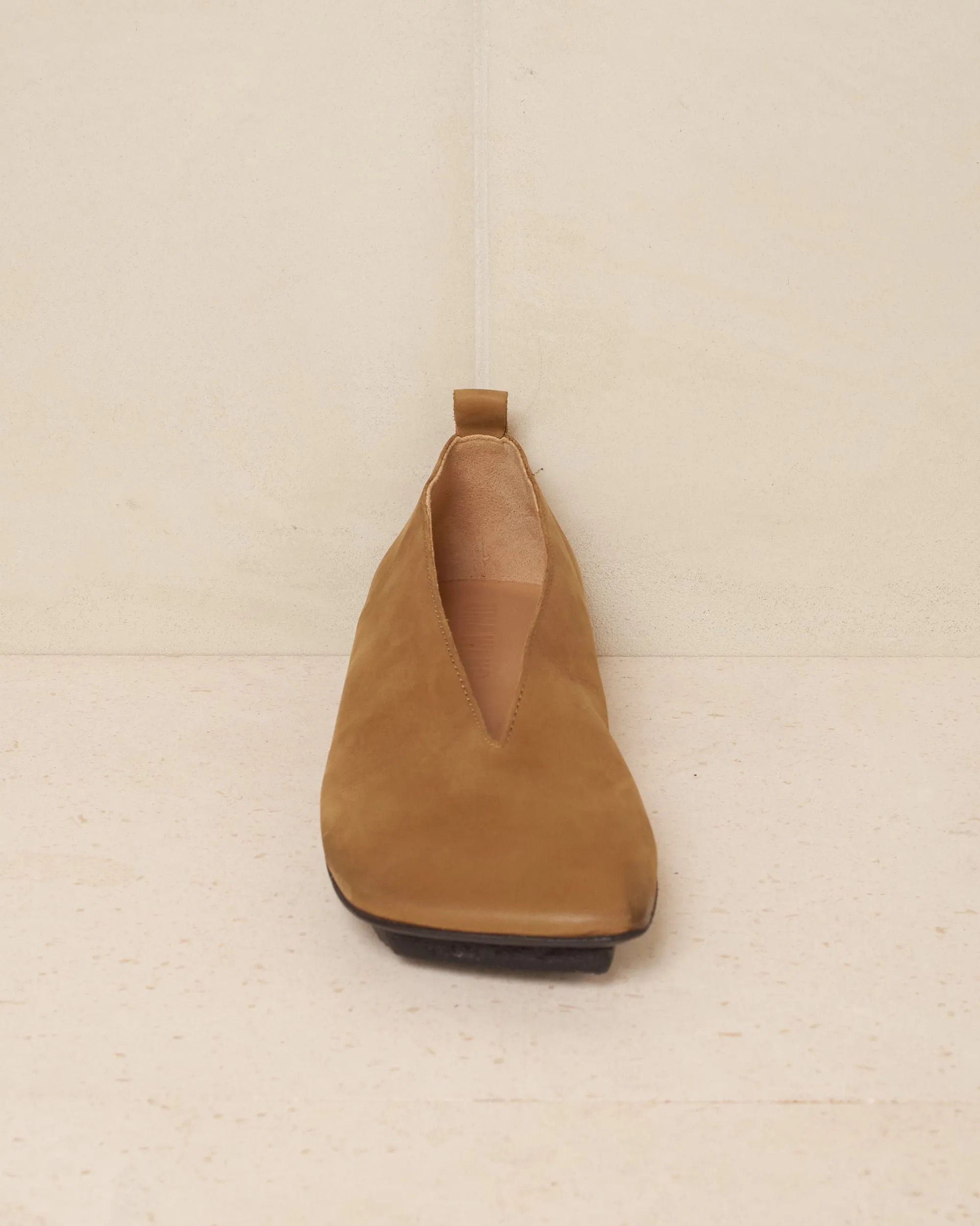 Mustard Stone Ballet Flats