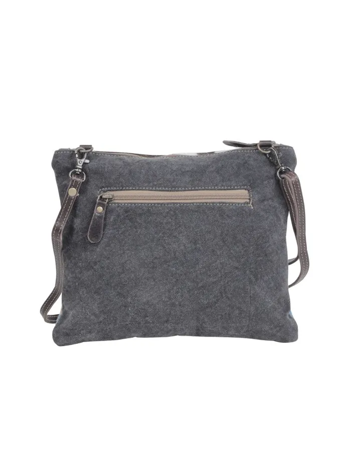 Myra Bag S-4683 Womens Tufts Pattern Small & Crossbody Bag Blue