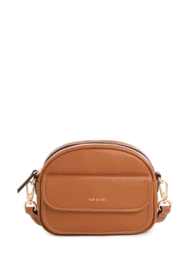 Nat & nin  Juny leather shoulder bag - Brown