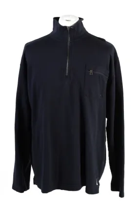 Nautica Sweatshirt 90s Retro Pullover Jumper Dark Blue XL - Pepper Tree London