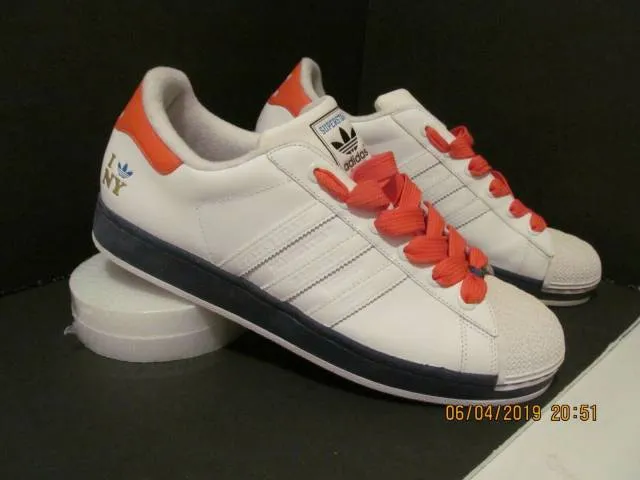 NDS! ADIDAS SUPERSTAR "35TH ANNIVERSARY- I LOVE NY"  WHT...