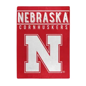 Nebraska Cornhuskers 60 x 80 Basic Royal Plush Blanket