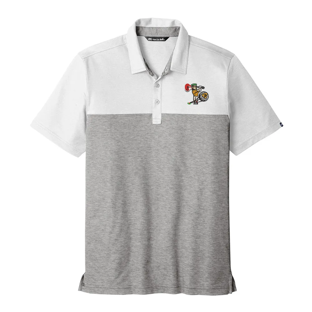 Nerdville Golf TravisMathew Oceanside Blocked Polo (Men)