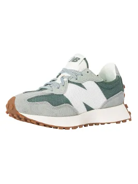 New Balance 327 Textile Trainers - Juniper/Dark Juniper