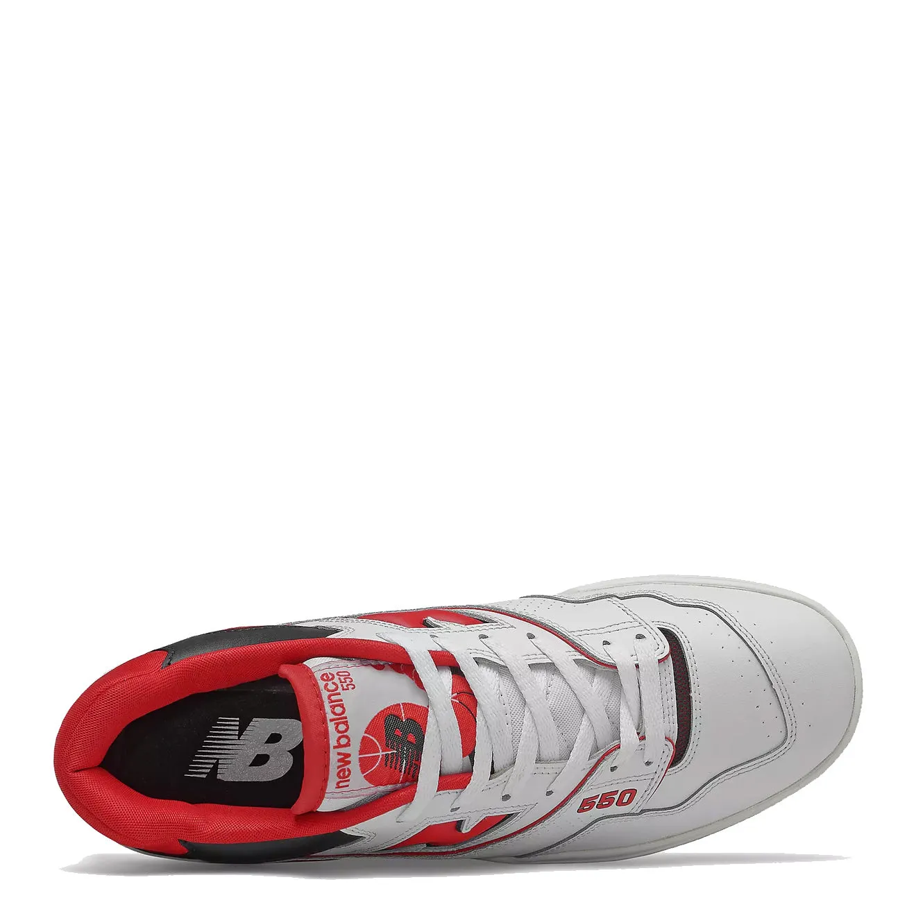 New Balance 550 Trainers White / Team Red