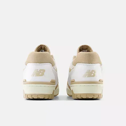 New Balance 550 White with incense and driftwood